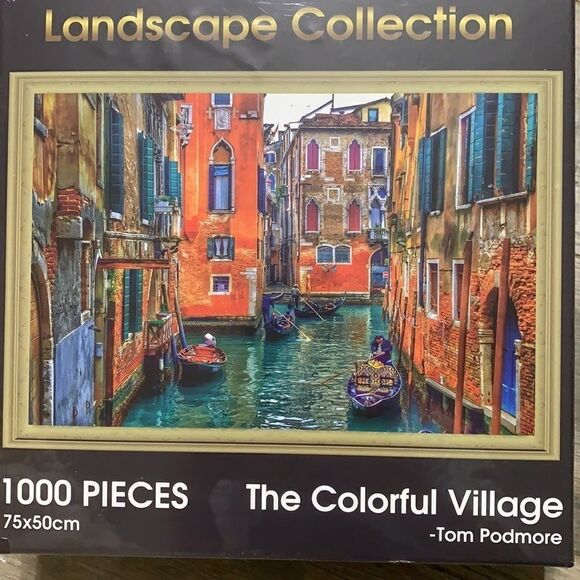 2 puzzle bundle. Country houses and Venice canals - Picture 4 of 6